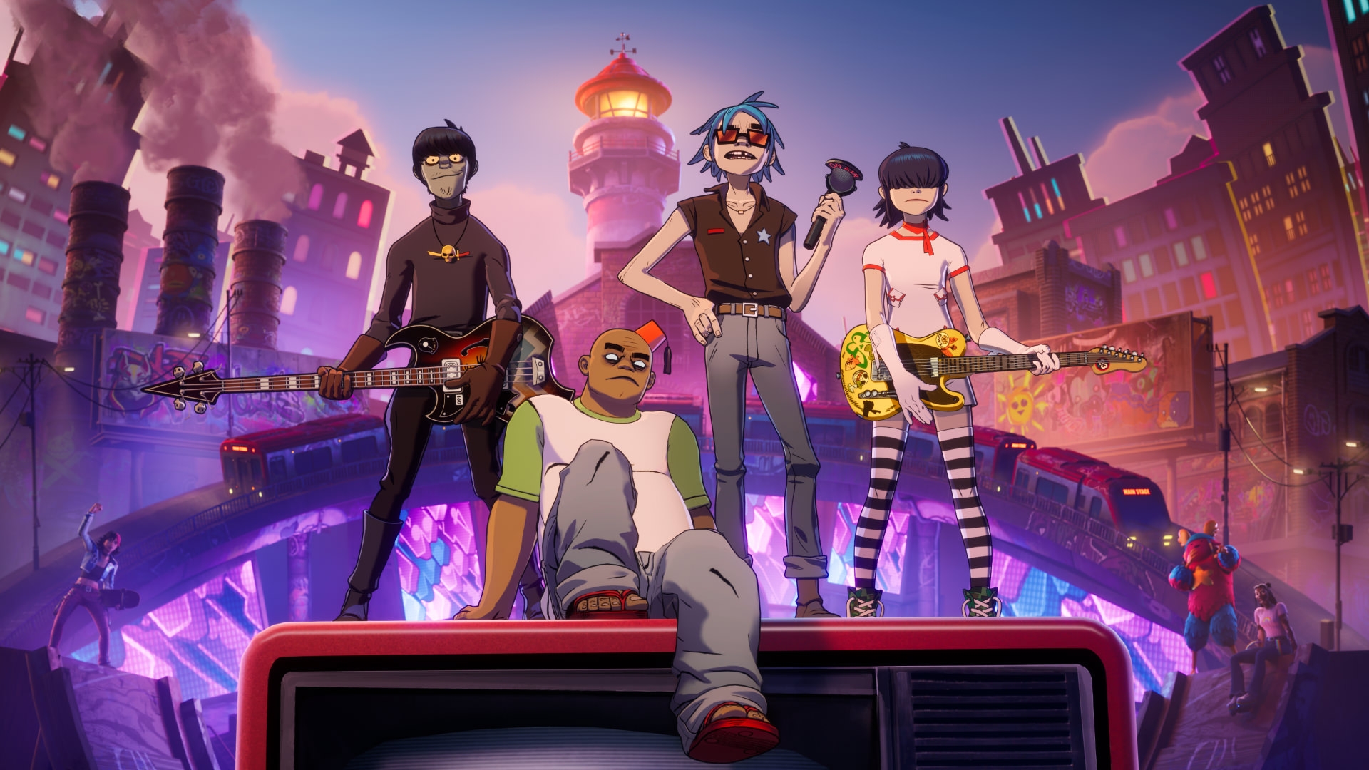 Gorillaz, ídolos del Festival
