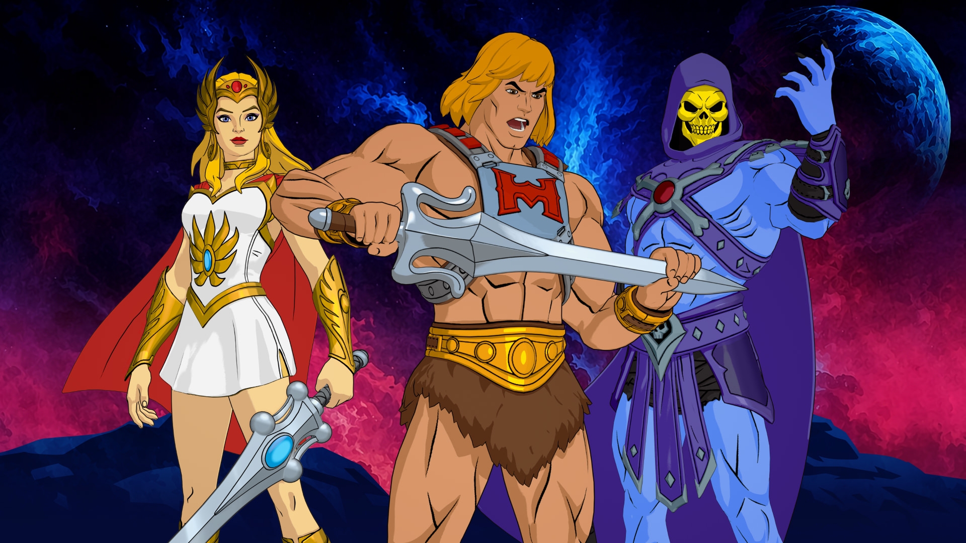 He-Man, She-Ra, and Skeletor Outfits