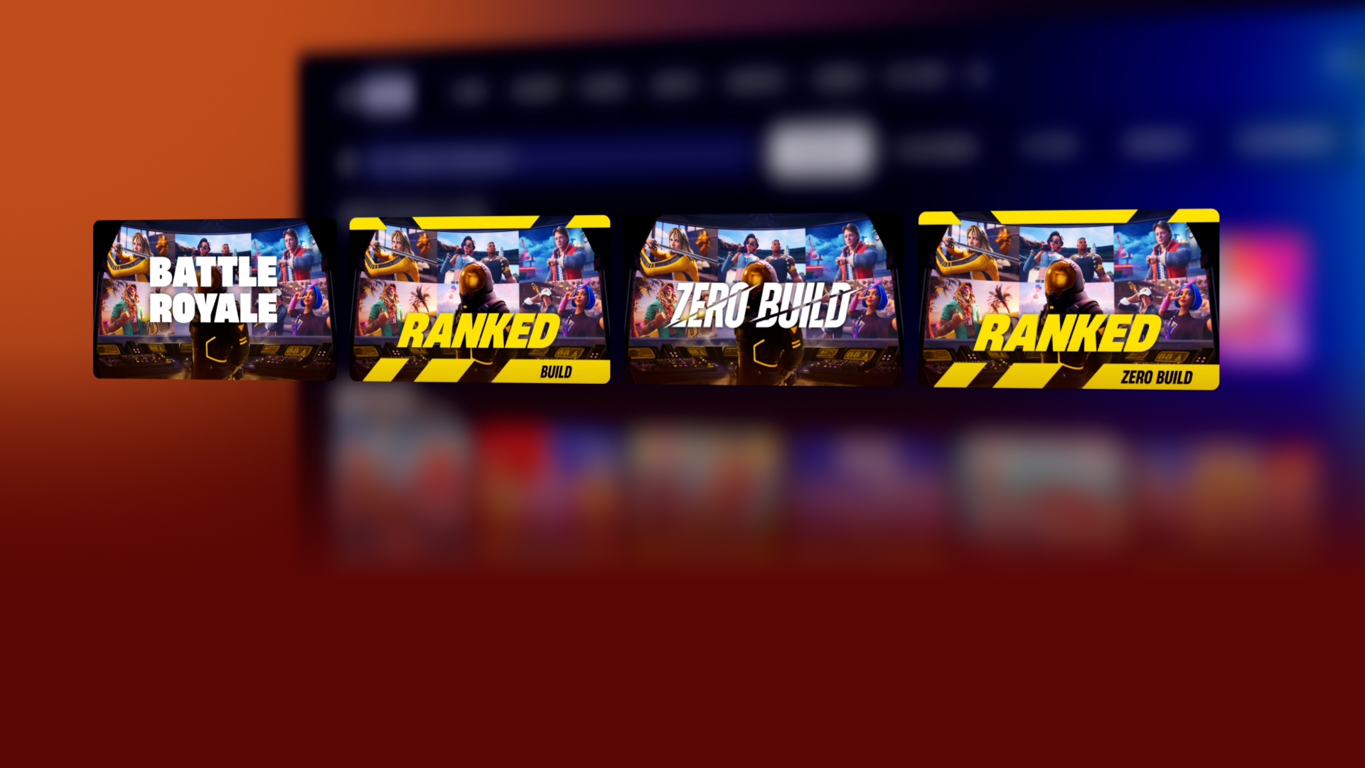 Zero Build and Ranked Have Moved